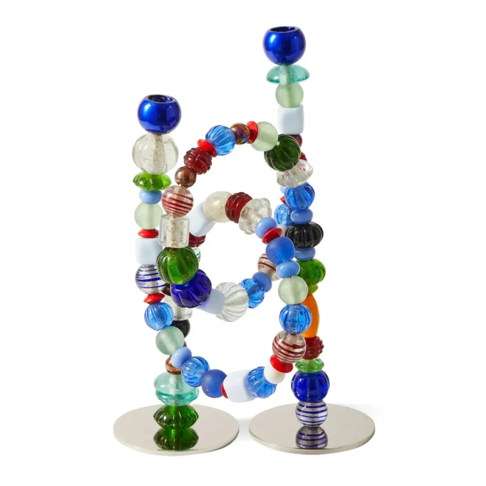 BEADS Kerzenständer bunt