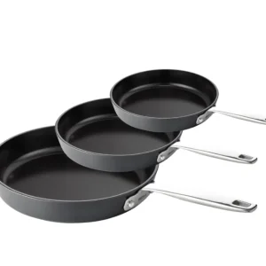 Beka Bratpfannenset Maestro Alu 3-teilig Ø 20. 24 und 28 cm – geeignet für alle Wärmequellen – ohne Antihaftbeschichtung
