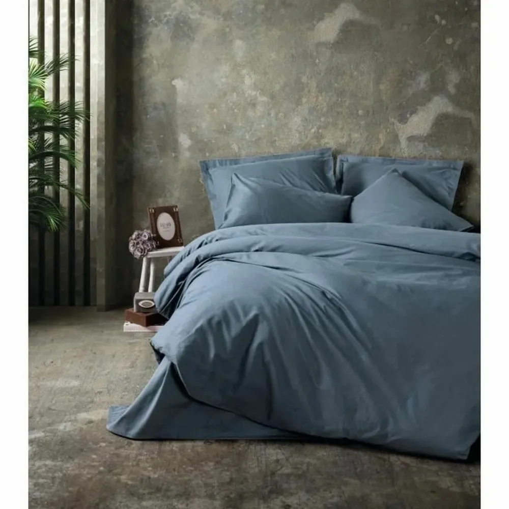Bettbezug-Set Blau 220 x 240 cm