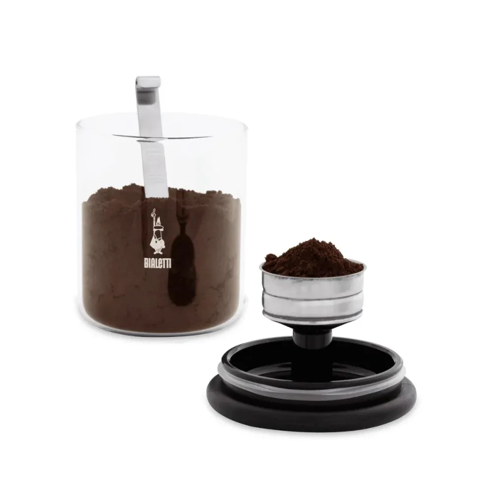 Bialetti luftdichtes Glasgefäß für Kaffee
