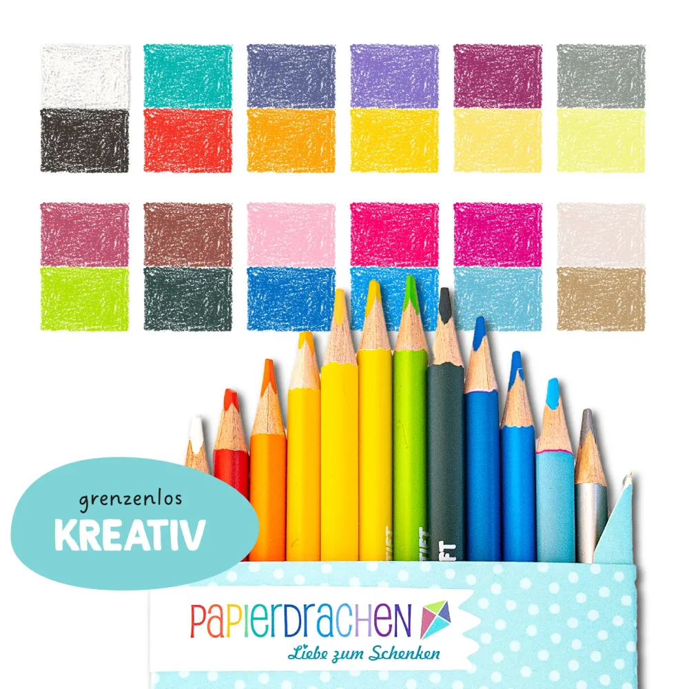 12 Bicolor Buntstifte