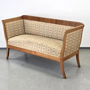BIEDERMEIER SOFA Antik Couch Nussbaum Vintage Küchensofa Bank Klassisch Retro
