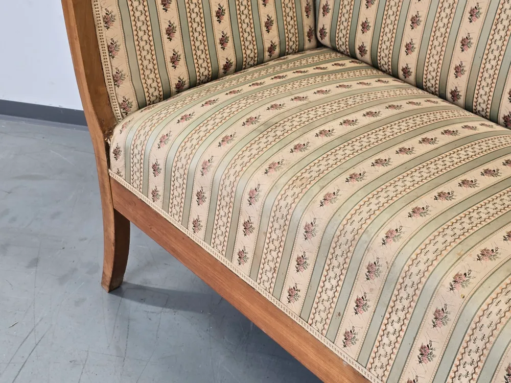 BIEDERMEIER SOFA Antik Couch Nussbaum Vintage Küchensofa Bank Klassisch Retro