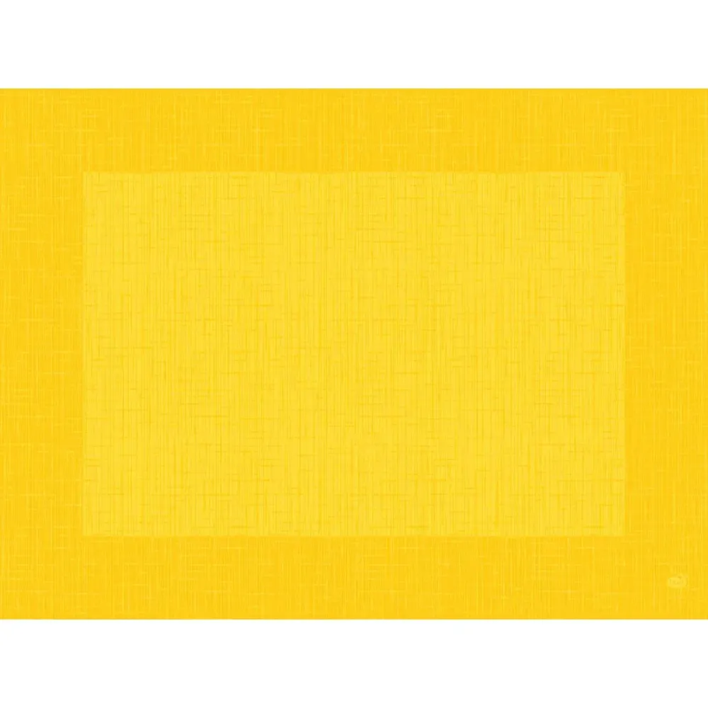 Bio-Dunicel-Sets 30x40 Linnea gelb - Hochwertige Tischsets | Packung (100 Stück)