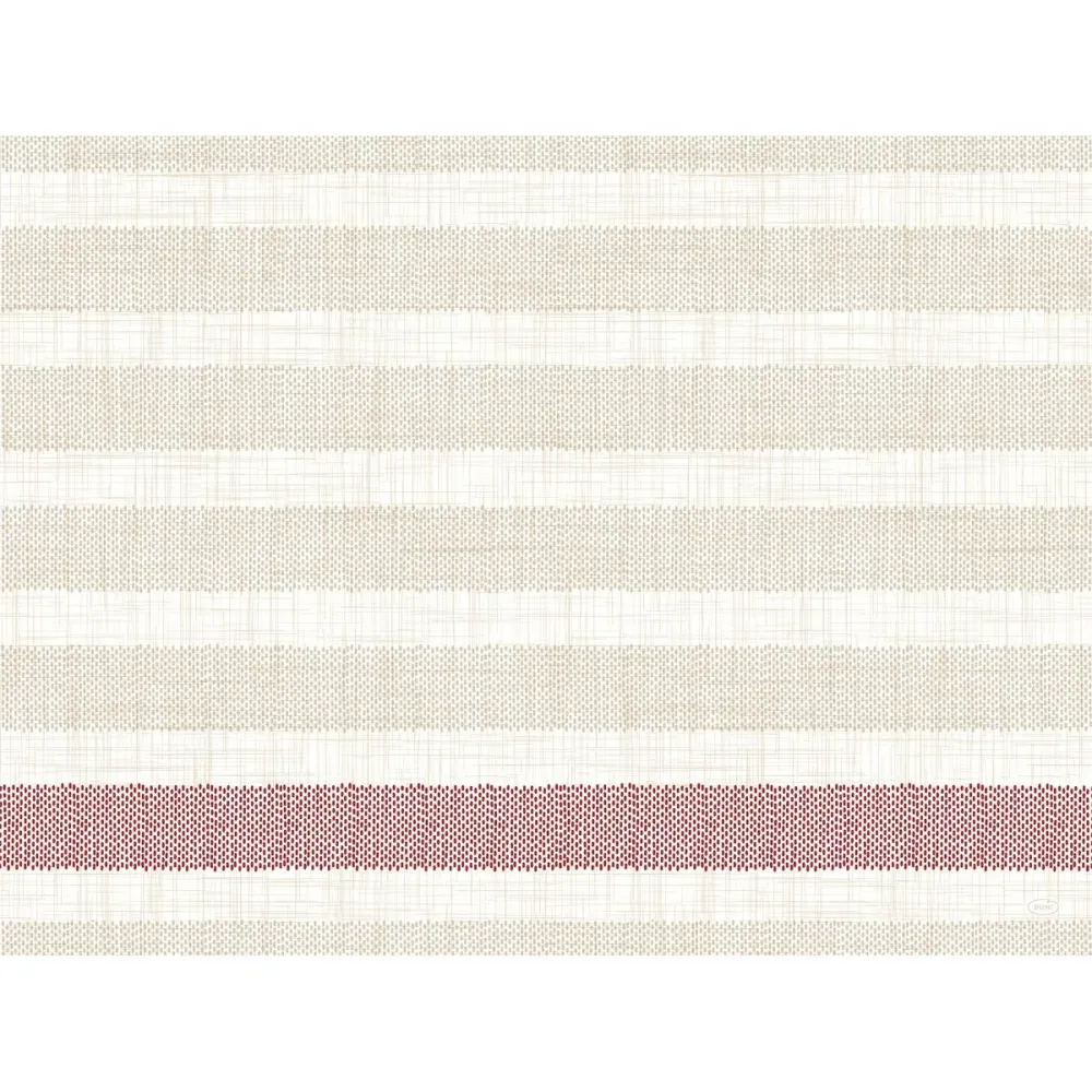 Bio-Dunicel-Sets 30x40 Rigato Bordeaux - Elegante Tischsets | Packung (100 Stück)