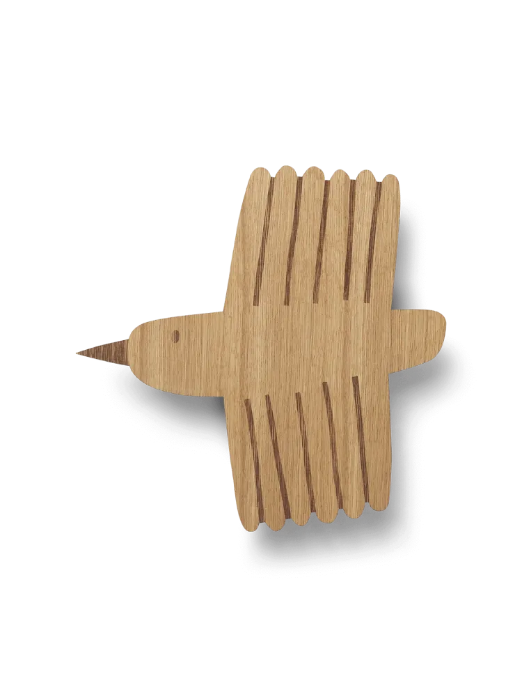 Bird Lamp - Oiled Oak