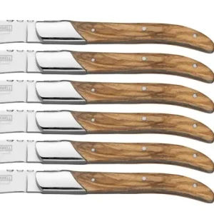Blackwell Steakmesser Laguiole - Olivenholz - 6 Stück