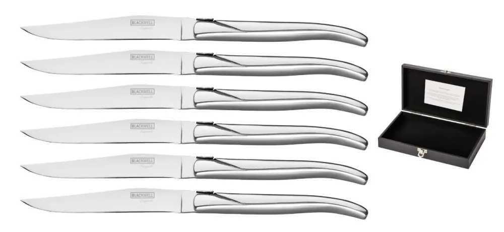 Blackwell Steakmesser Laguiole RVS - 6 Stück