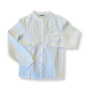 Bluse mit Plissee-Kragen Gr.10 | Jacadi