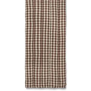 Bothy Check Quilted Mattress - Cinnamon/Grey Green