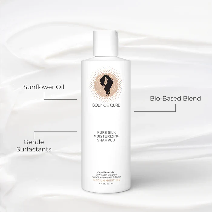 Bounce Curl Pure Silk Feuchtigkeitsspendendes Shampoo