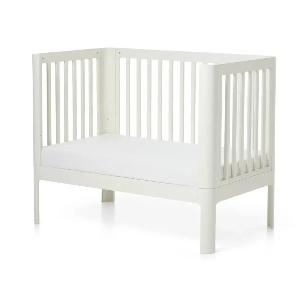 B-Ware Flexa Babybett Kinderbett Nova Formschichtholz Creme Gitterbett Fsc 70x120 Cm