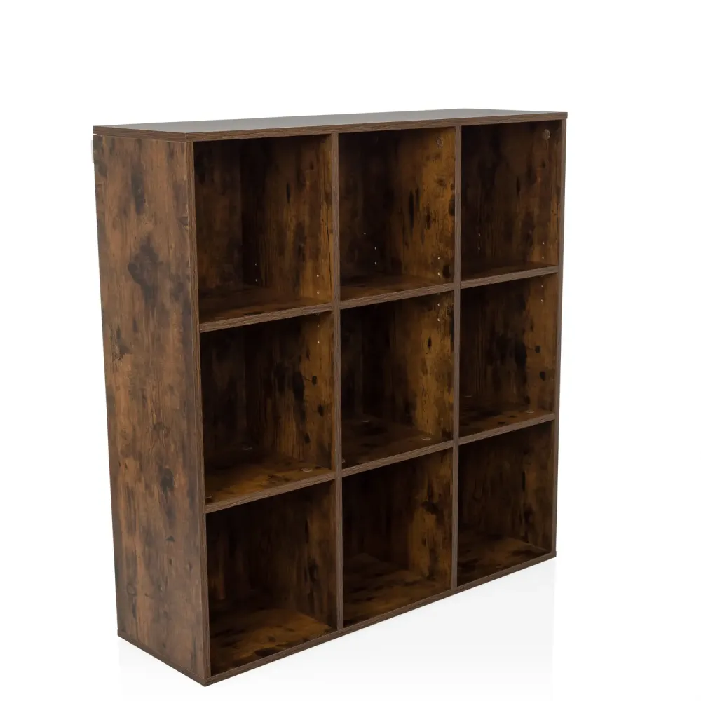 B-Ware Hjh Living Regal Raumteiler Bjorke Bücherregal 97,5x30x100 Cm Räuchereiche Möbel
