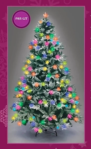 B-Ware Shatchi Christmas Künstlicher Tannenbaum Led Beleuchtung 1,5m Siehe Text/Foto