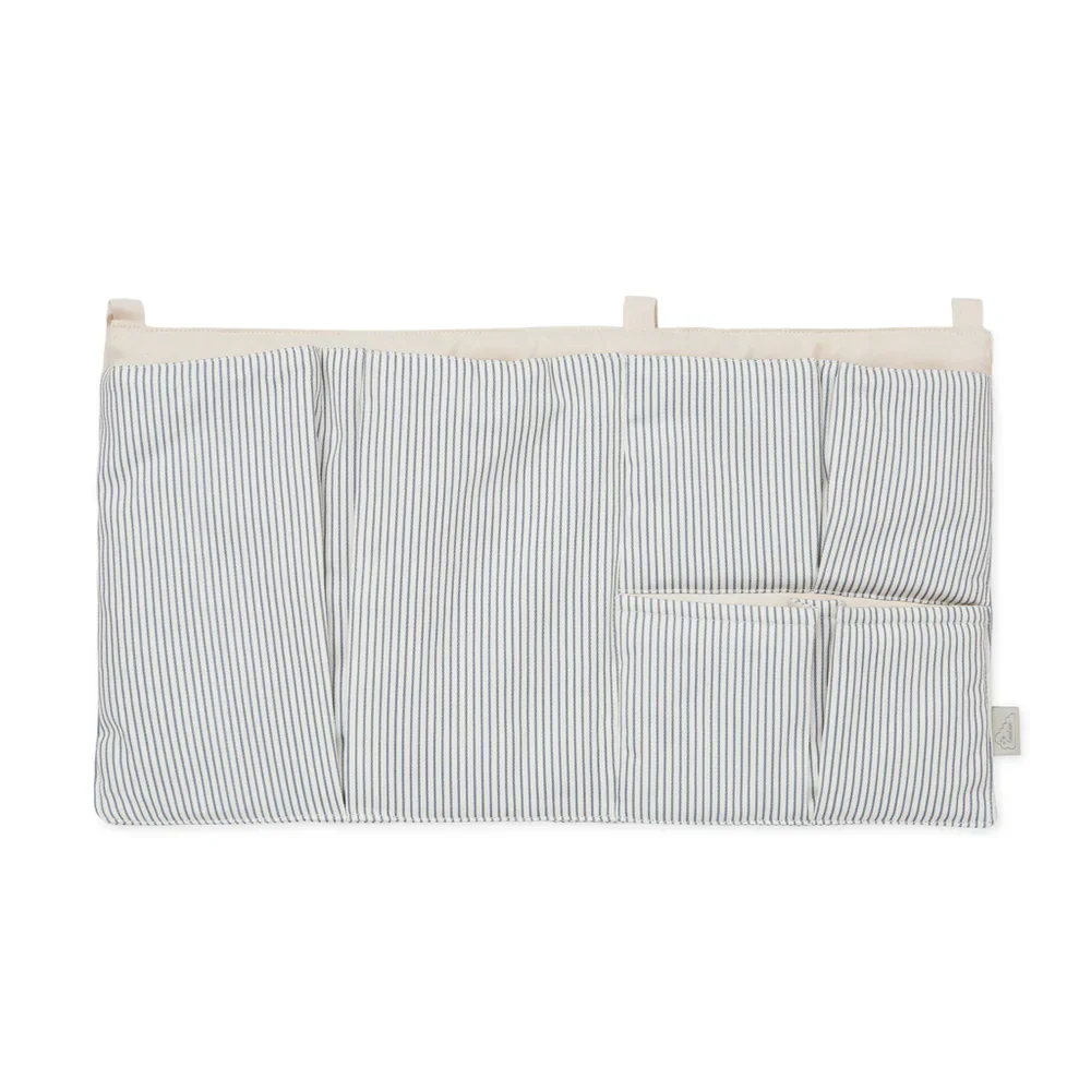 Cam Cam Copenhagen Classic Stripes Blau Kinderbett Organizer