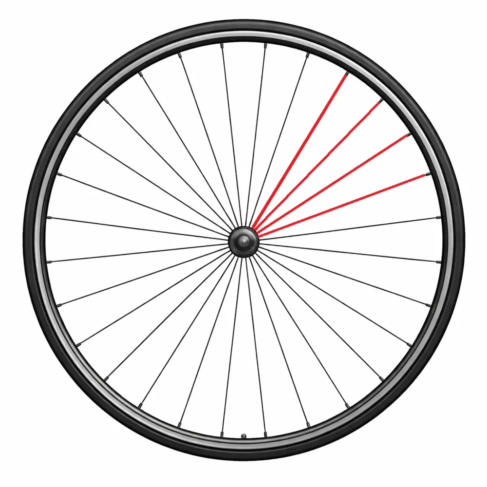 CAMPAGNOLO ZONDA 4-Speichen-Set mit Reifen 2017 Hinten Links