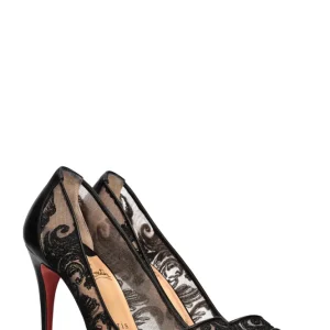 CHRISTIAN LOUBOUTIN Very Lace Heels Black