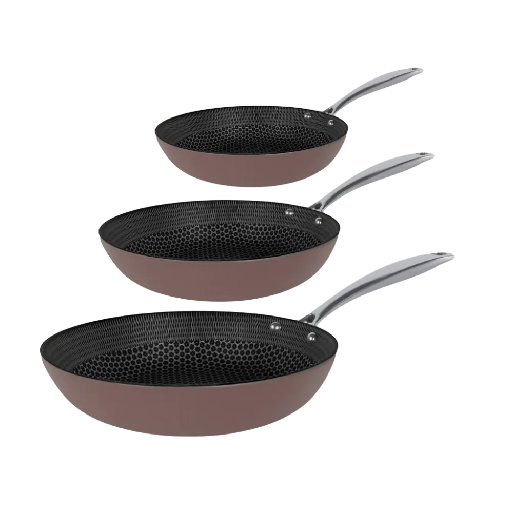 Cook & Pan - Honey Taupe Mind Bratpfannen-Set 3-teilig