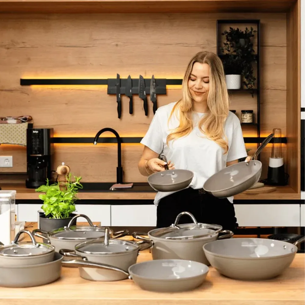 Cook & Pan - Taupe Mind Bratpfannen-Set 2-teilig