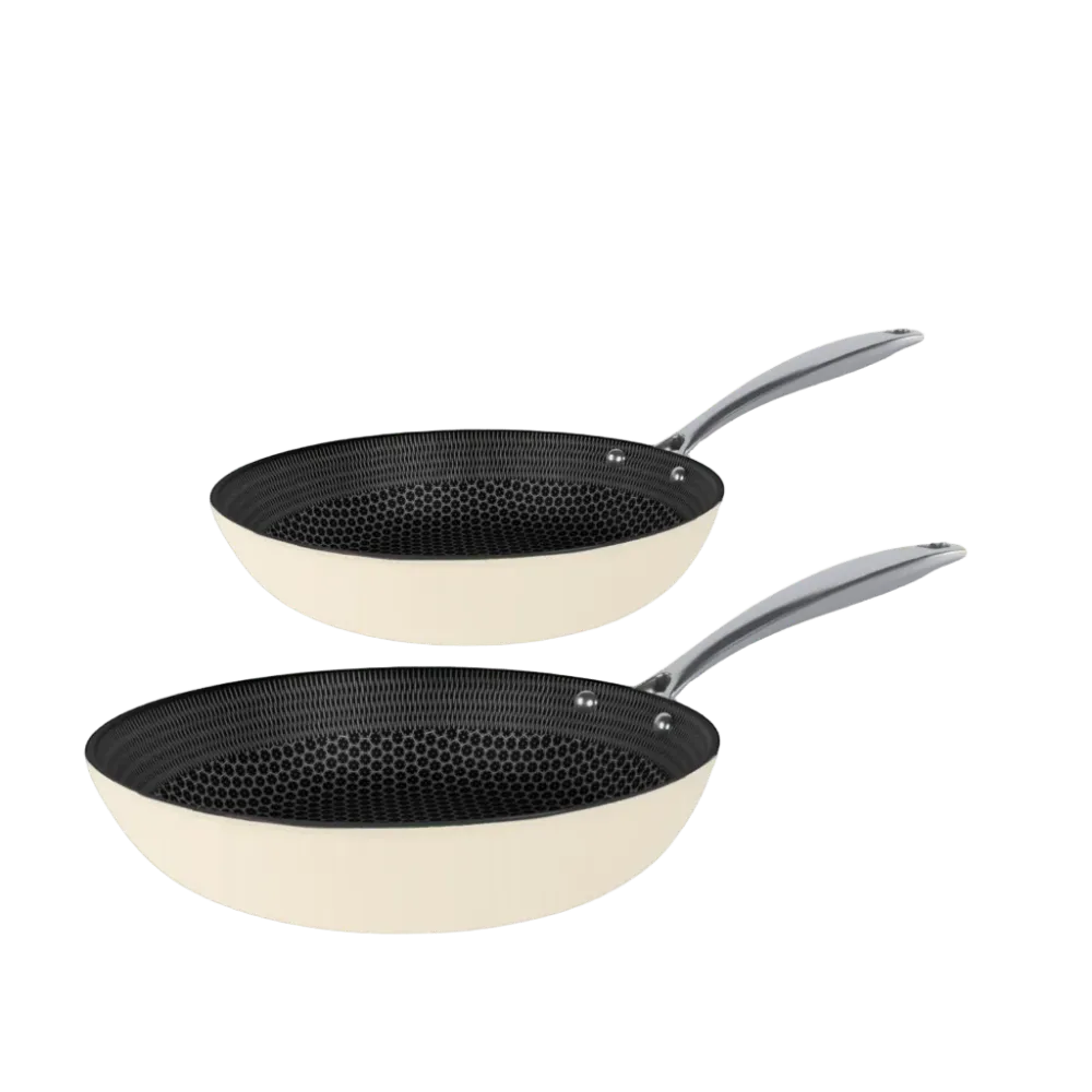Cook & Pan - Honey Go Ivory Bratpfannen-Set, 2-teilig