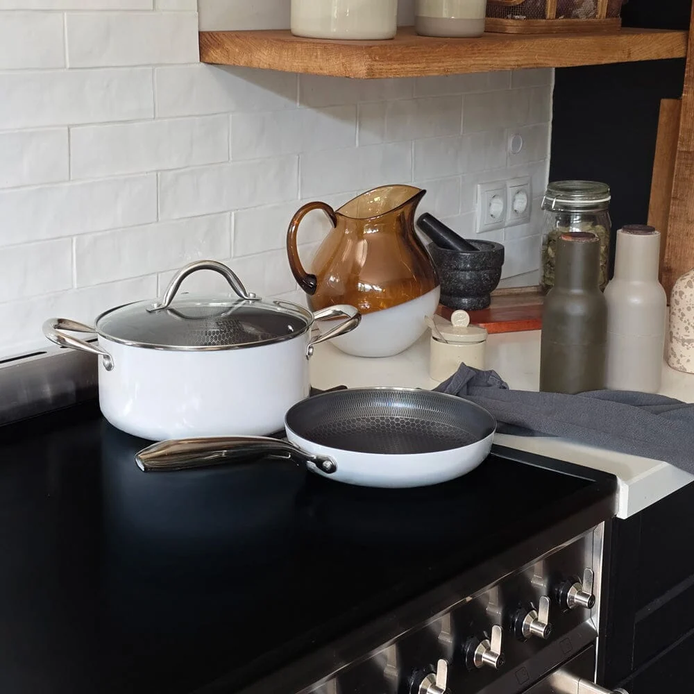 Cook & Pan - Honey Go Ivory Bratpfannen-Set, 2-teilig