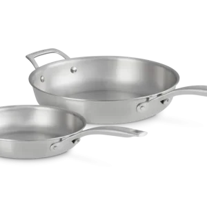 Le Creuset Bratpfannenset Edelstahl 24/28 cm 'Essential 3-lagig'