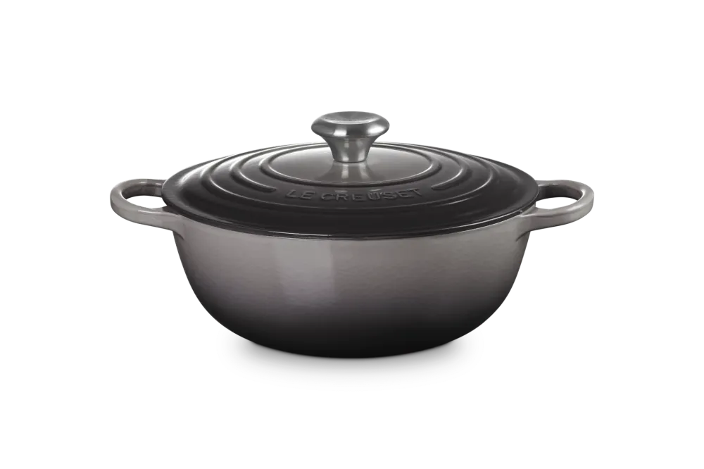 Le Creuset Marmite Kasserolle Signature 'Flint' Ø26cm / 4,1L