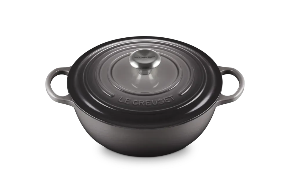 Le Creuset Marmite Kasserolle Signature 'Flint' Ø26cm / 4,1L