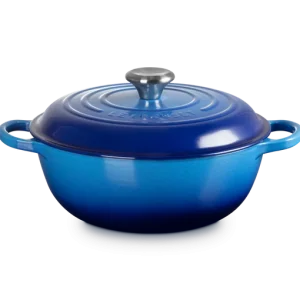Le Creuset Marmite Schmortopf mit hohem Deckel Signature 'Azur' Ø26cm / 4,1L