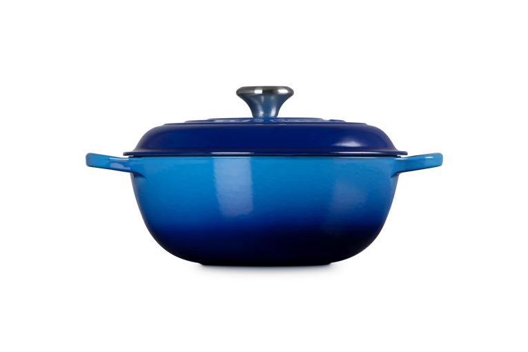 Le Creuset Marmite Schmortopf mit hohem Deckel Signature 'Azur' Ø26cm / 4,1L