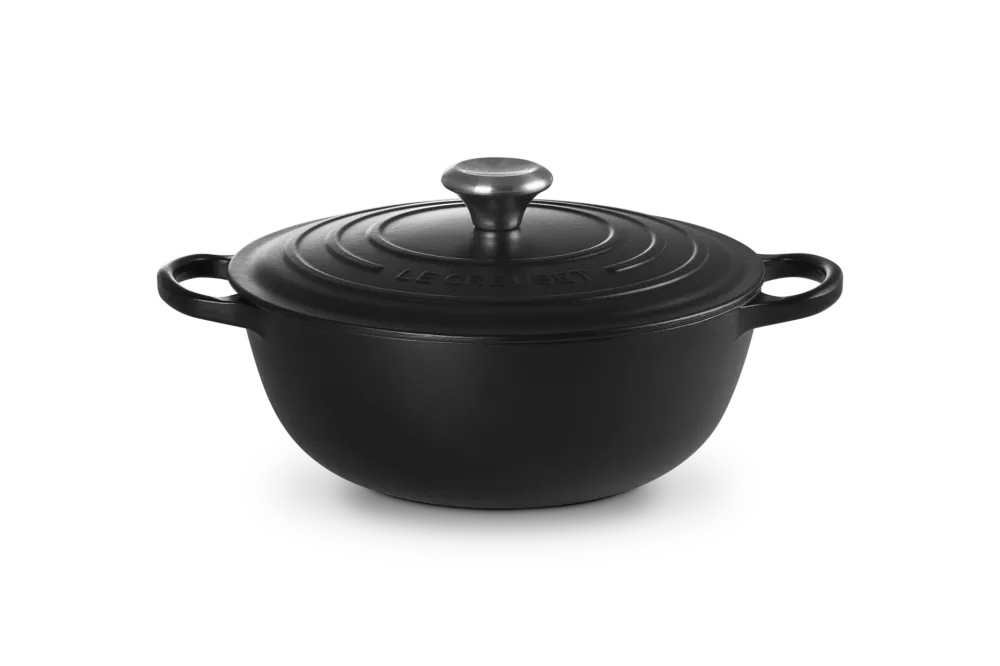 Le Creuset Marmite Signature Schmortopf „Matt Schwarz“ Ø 26 cm / 4,1 l