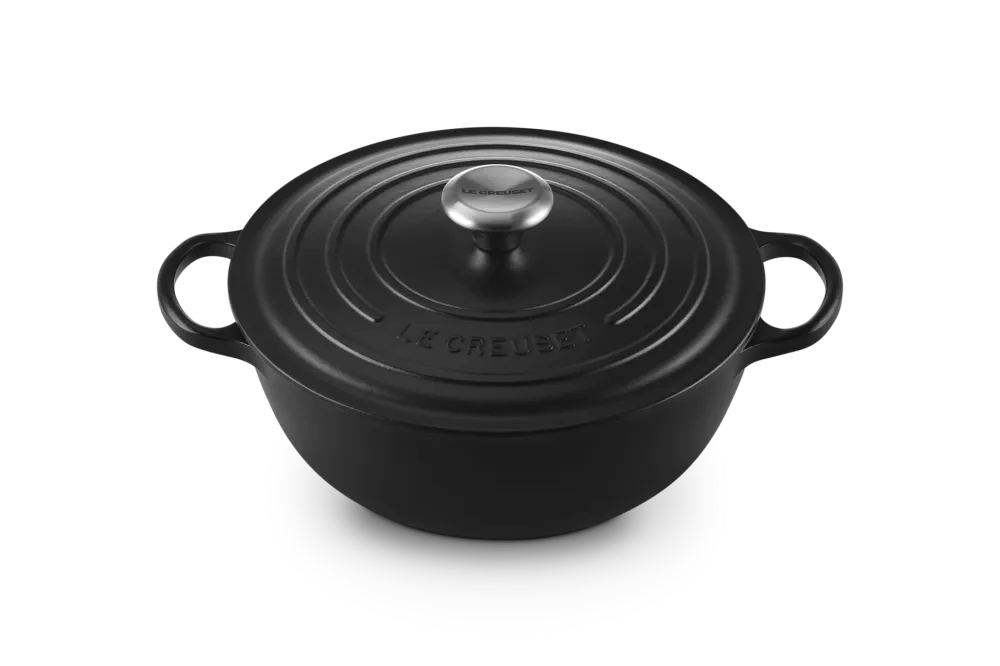 Le Creuset Marmite Signature Schmortopf „Matt Schwarz“ Ø 26 cm / 4,1 l