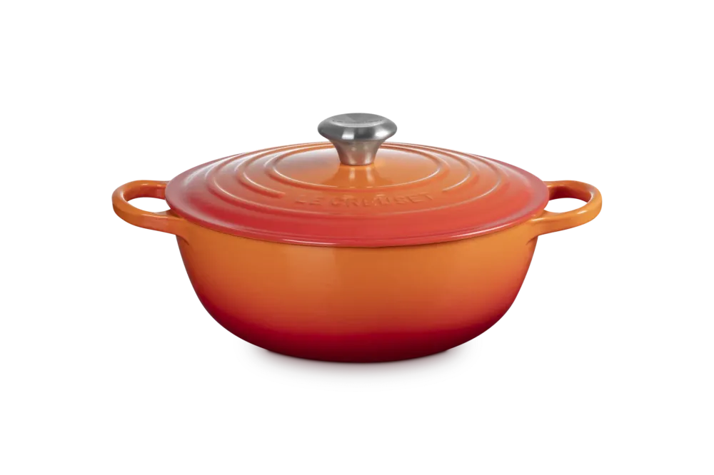 Le Creuset Marmite Signature Schmortopf „Orangerot“ Ø 26 cm / 4,1 l