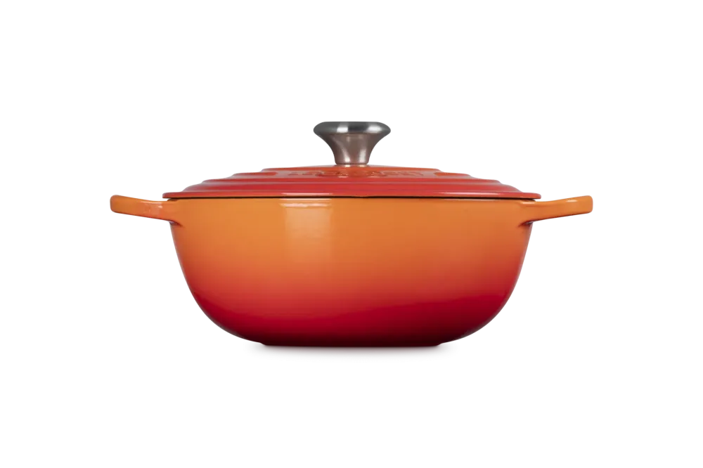 Le Creuset Marmite Signature Schmortopf „Orangerot“ Ø 26 cm / 4,1 l