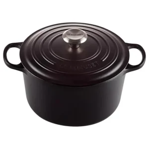 Le Creuset Schmortopf, hochmatt schwarz, ø24cm / 5L