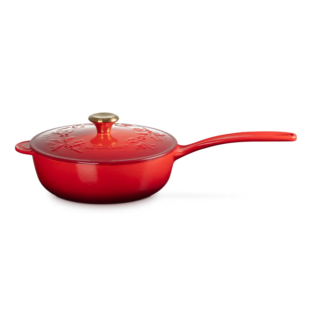 Le Creuset Steelpan 'Holly Cherry Red' Ø21cm / 2L