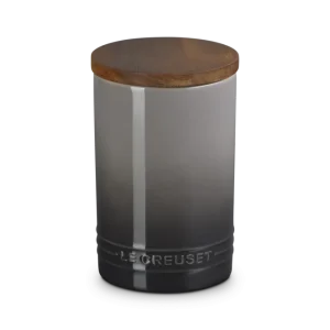 Le Creuset Vorratsglas Signature „Flint“, Ø 10,5 cm / 0,77 l
