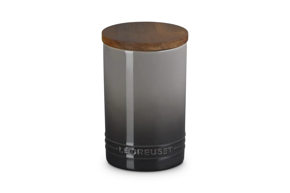 Le Creuset Vorratsglas Signature „Flint“, Ø 10,5 cm / 0,77 l