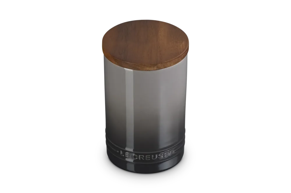Le Creuset Vorratsglas Signature „Flint“, Ø 10,5 cm / 0,77 l