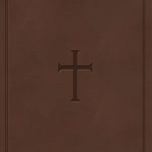 CSB Giant Print Reference Bible-Brown LeatherTouch