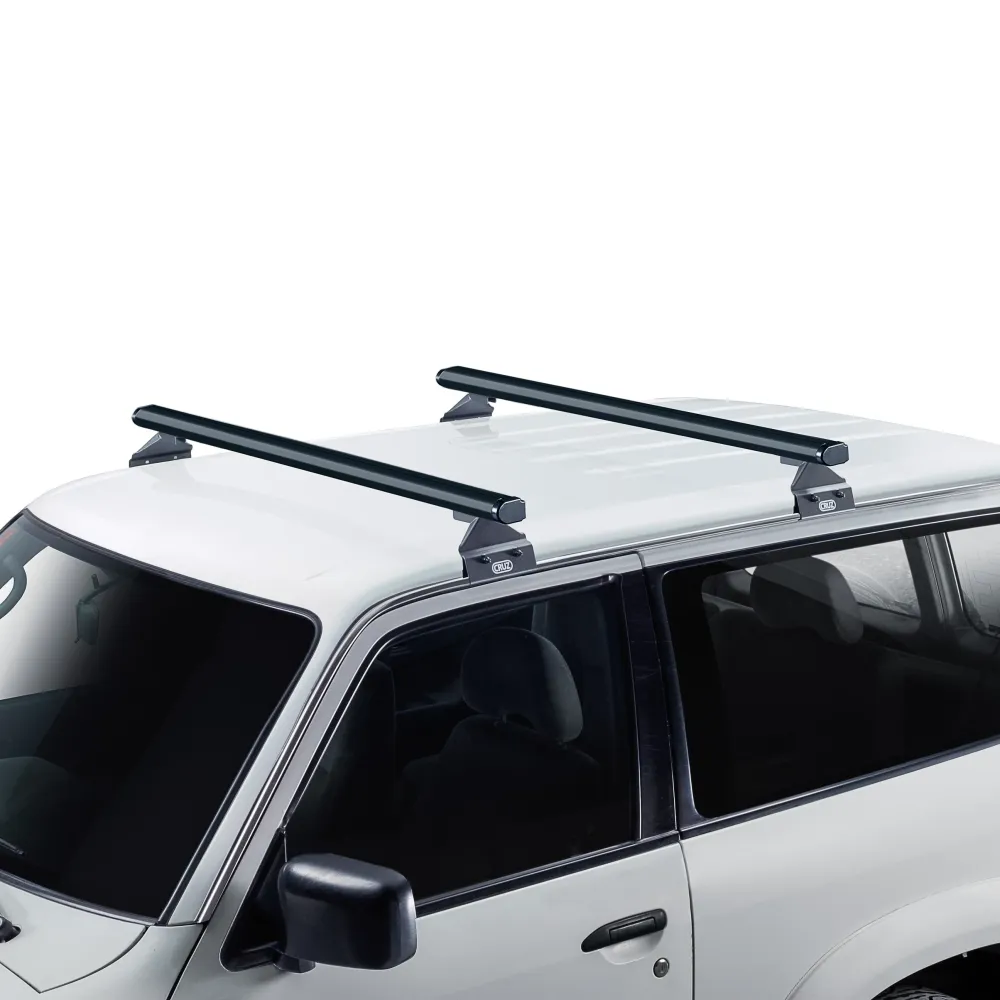 Dachträger Jeep Wrangler 4-Türig (JK - hartes verdeck) (2007--2018) (2x) CRUZ Alu Cargo Dark AF