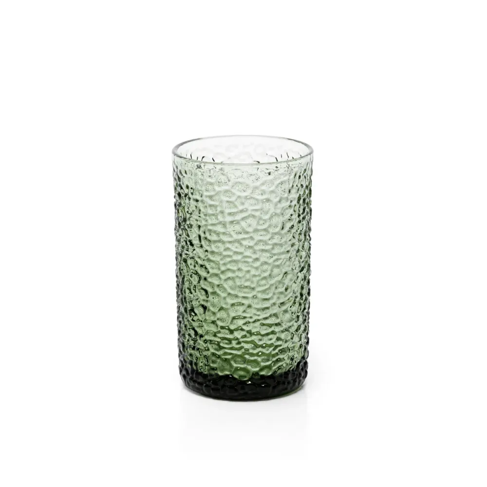 Das Green Pebble Highball Glas - Grün