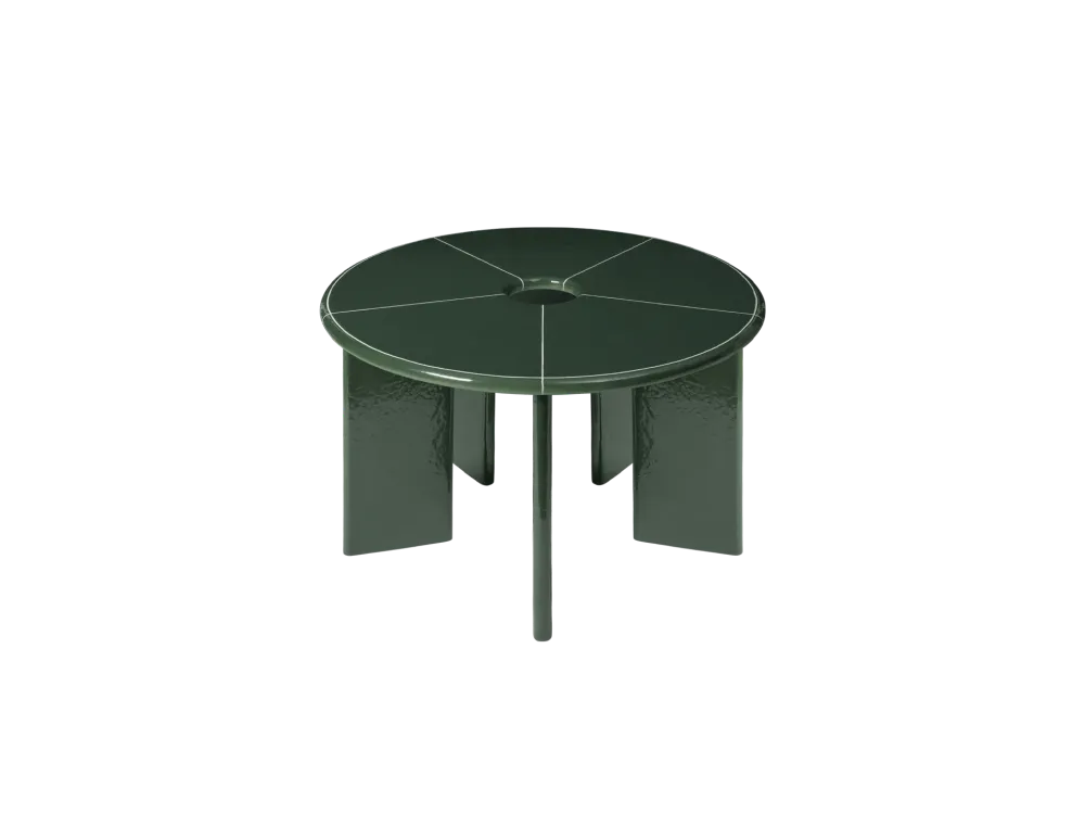 Deya Dining Table - Dark Green