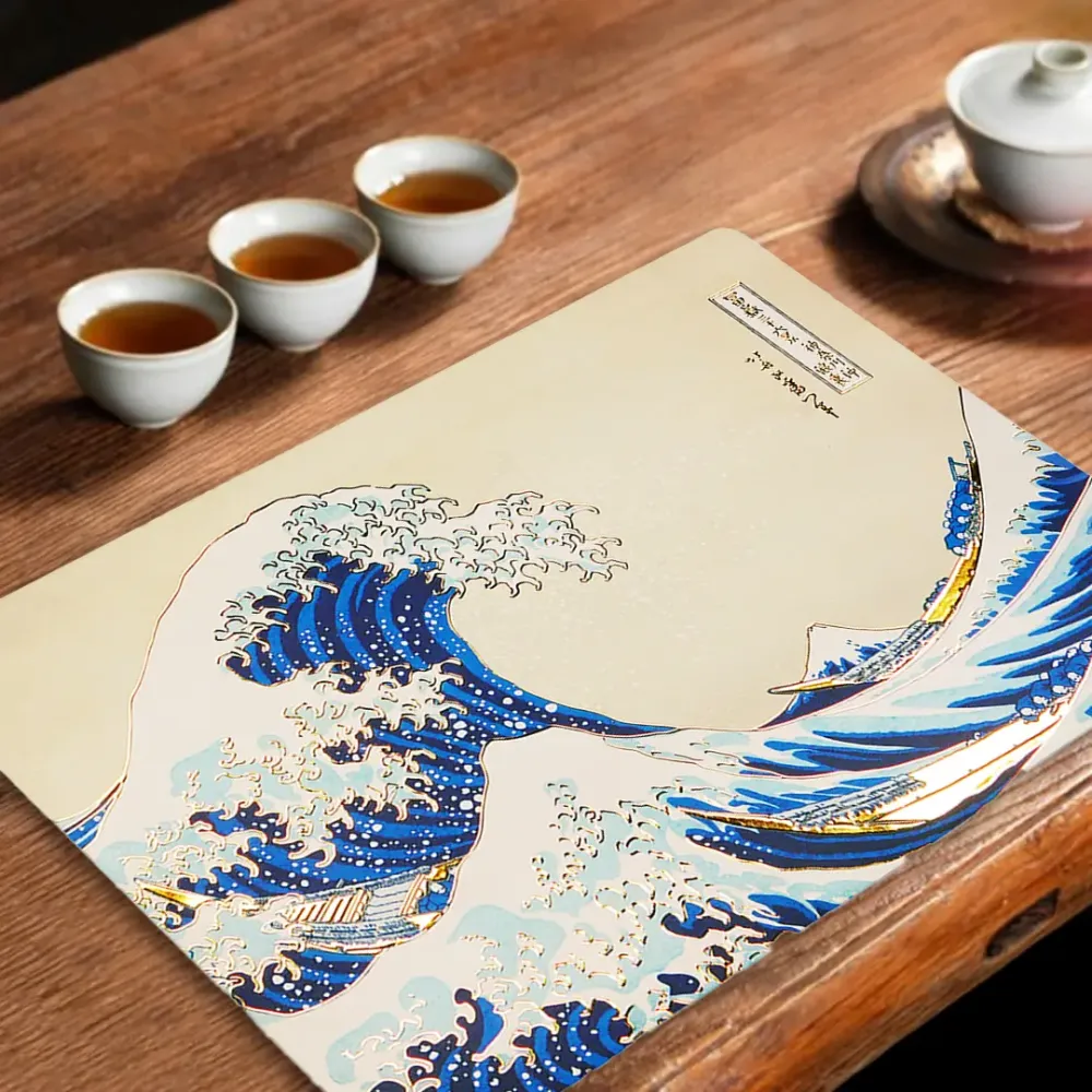 Die Große Welle vor Kanagawa Satz von 4 Tischsets