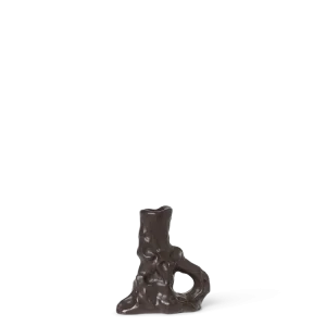 Dito Candle Holder - Single - Dark Brown