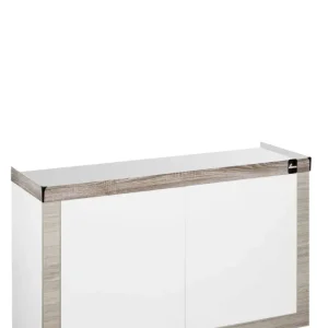 Diversa Aquarium Unterschrank Fine Line 120x40x70cm rechteck white-truffle