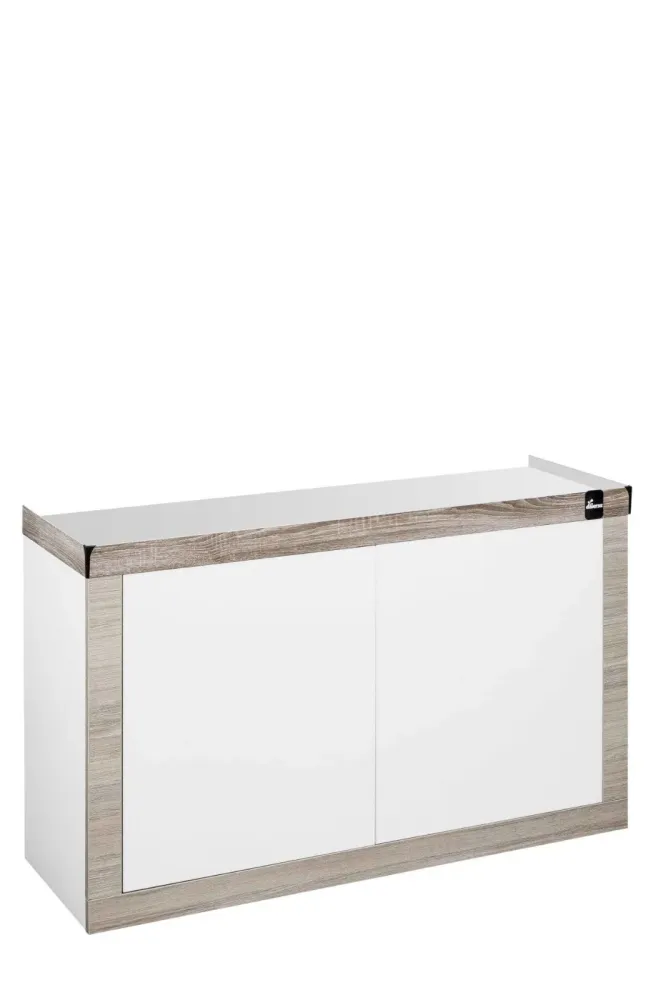 Diversa Aquarium Unterschrank Fine Line 120x40x70cm rechteck white-truffle