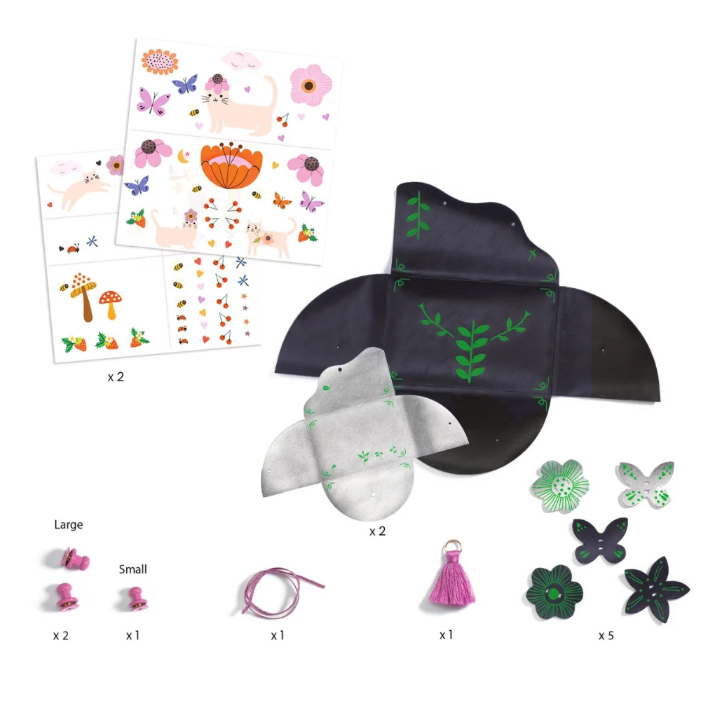 Djeco DIY-Kunstset Friends Geldbörsen