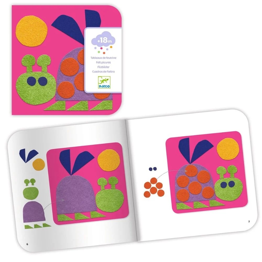 Djeco Filzsticker kleine Lebewesen