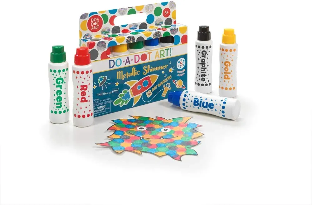 Do--Dot Art Große Kinder-Punktmarker Metallisch glitzernd